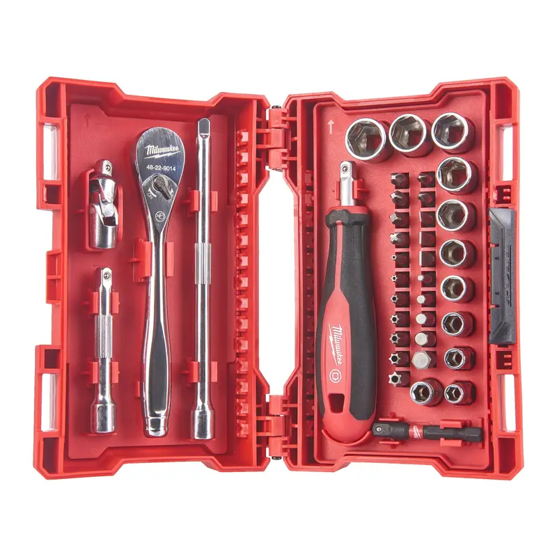 1/4" Ratchet & Driver & Socket Set 1