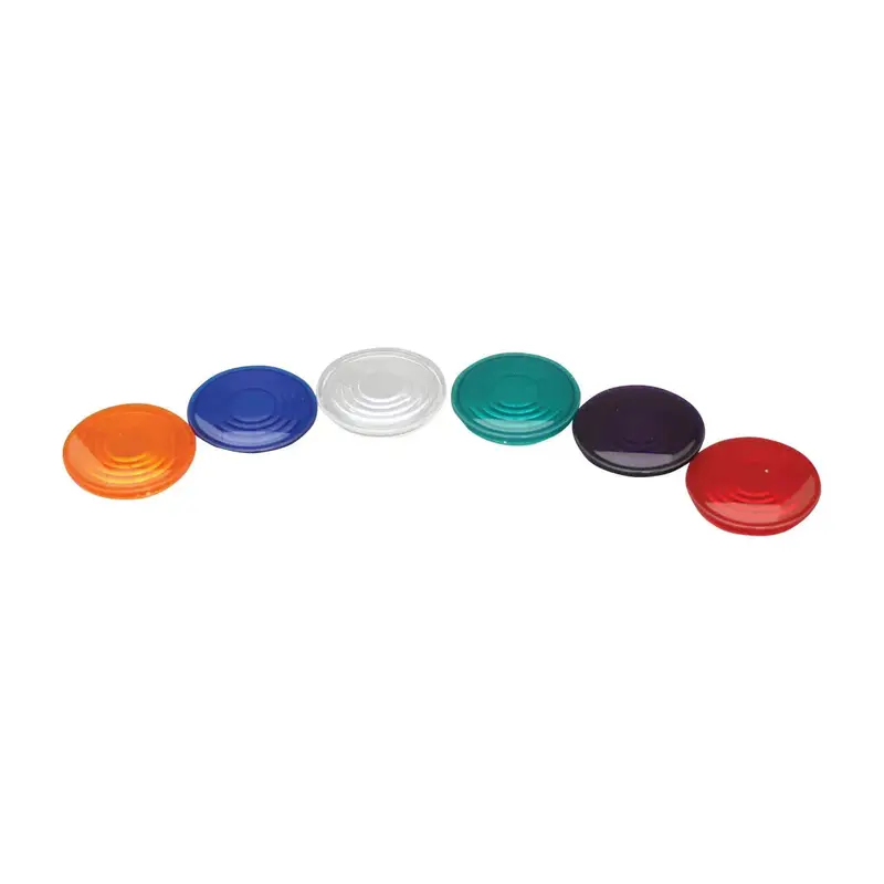 1"  Round Dome Light Lens For Peterbilt (Green) #68973 1