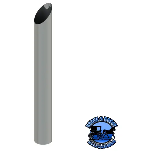 106A-072-1103 6"X72" Mitered Exhaust Stack 1