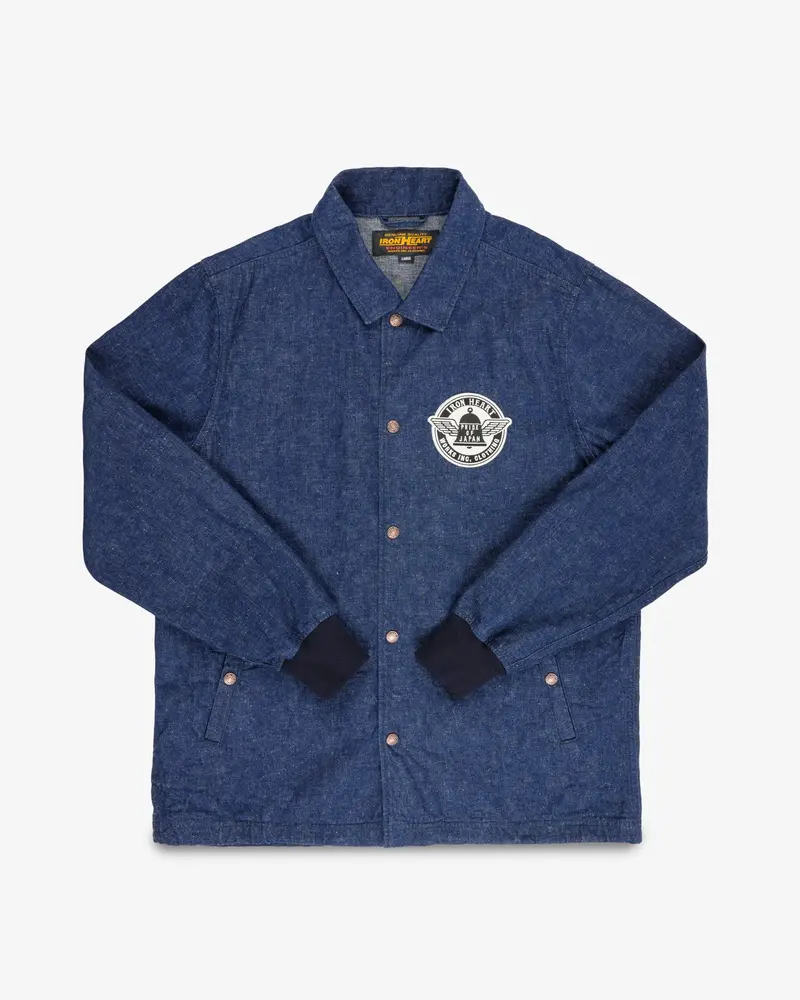 10Oz Neppy Selvedge Denim Coach Jacket - Indigo 1