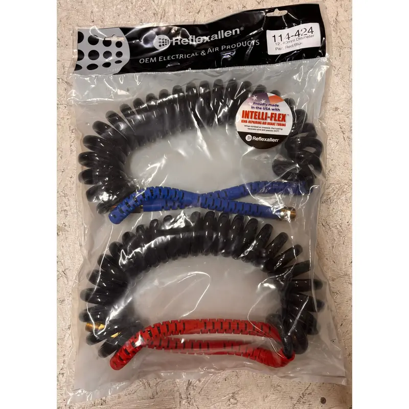#114-424 (12 Ft. Long) 40Mm Diameter, Pair, Red/Blue Grips 12" Leads 1