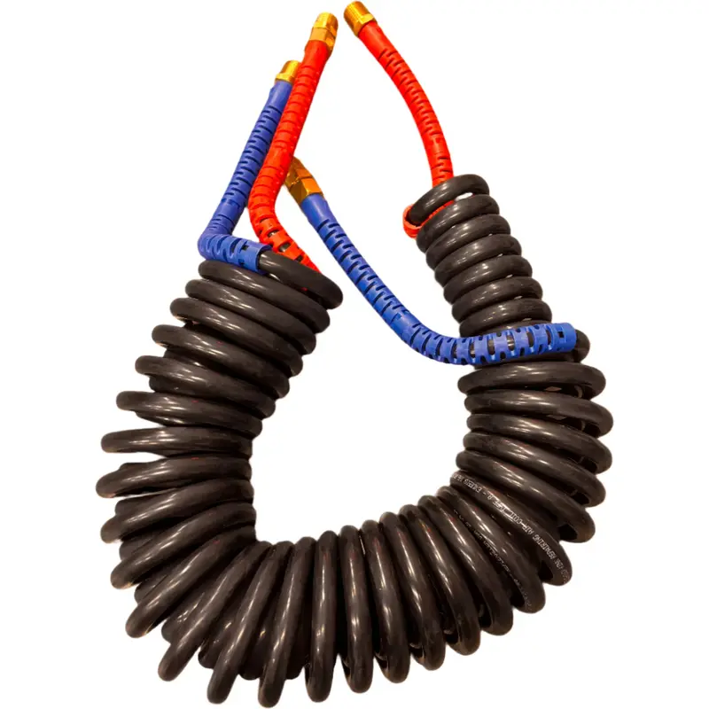 119-454  (15' Long) W/40Mmid + 70Mmid Compact Coil Blue And Red Grips 1