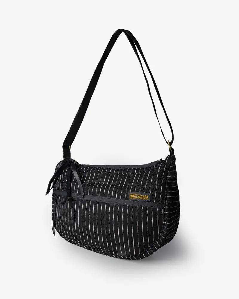 12Oz Wabash Small Shoulder Bag - Black 1