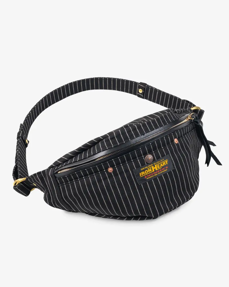 12Oz Wabash Waist Bag - Black 1