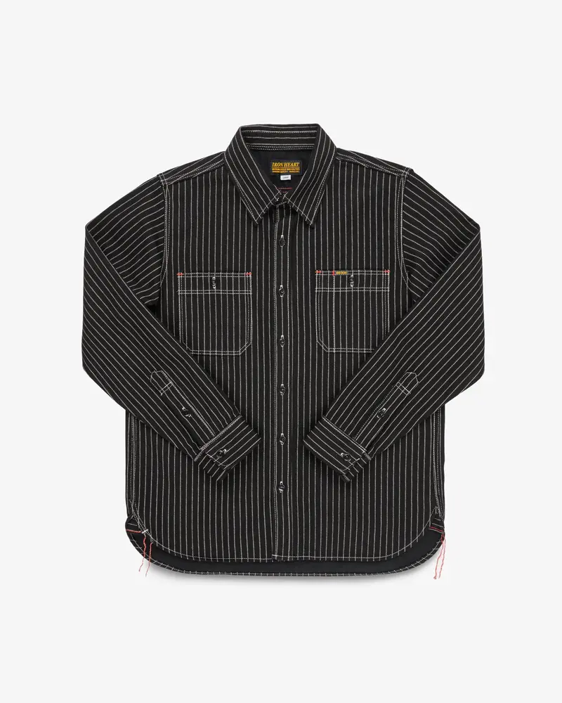12Oz Wabash Work Shirt - Black 1