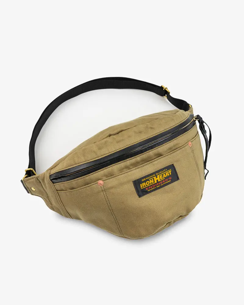 12Oz Whipcord Waist Bag - Khaki 1