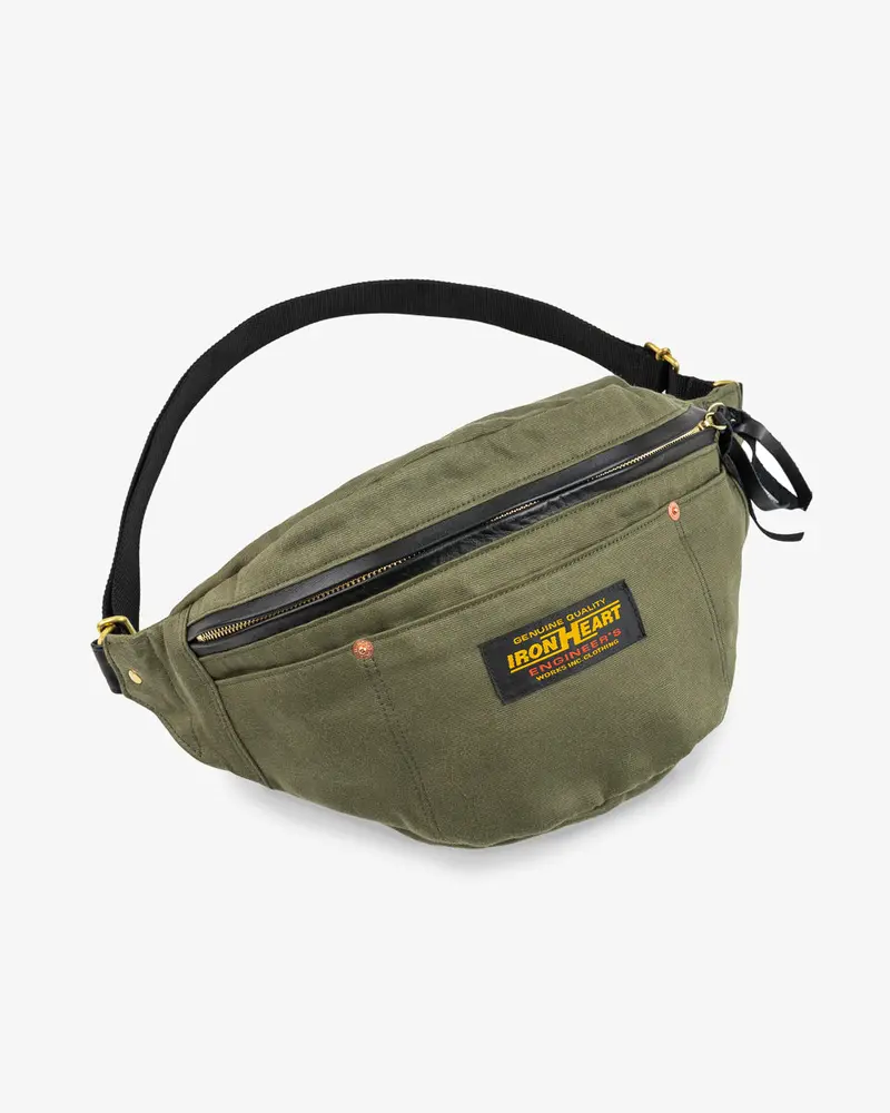 12Oz Whipcord Waist Bag - Olive Drab Green 1