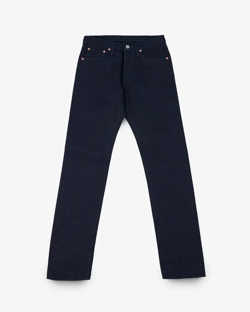 14Oz Selvedge Denim Straight Cut Jeans - Indigo/Indigo 1