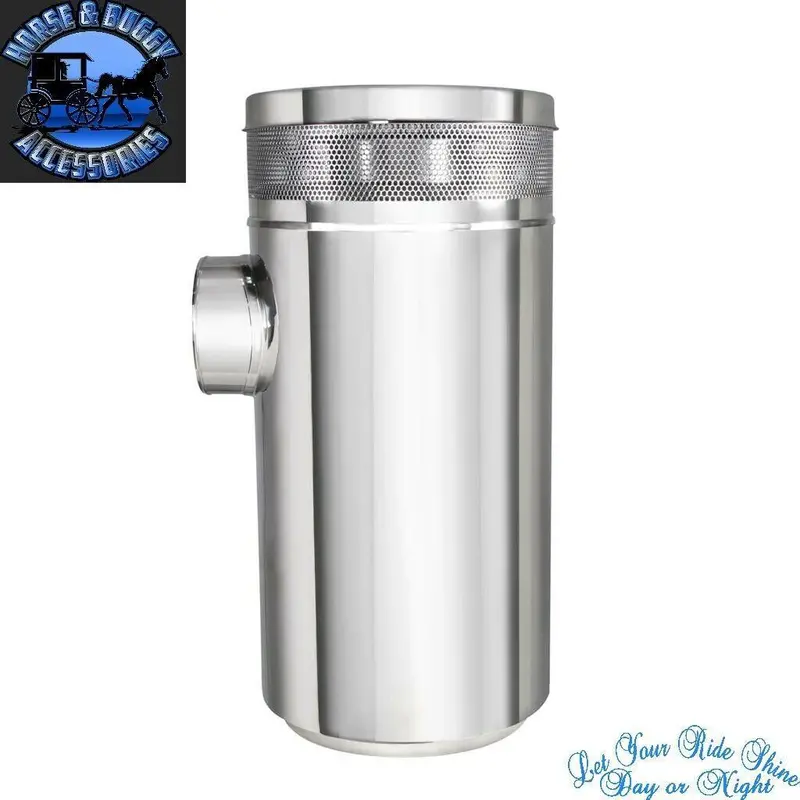 15" Chopped Top Stainless Air Cleaner Housing #28201 1