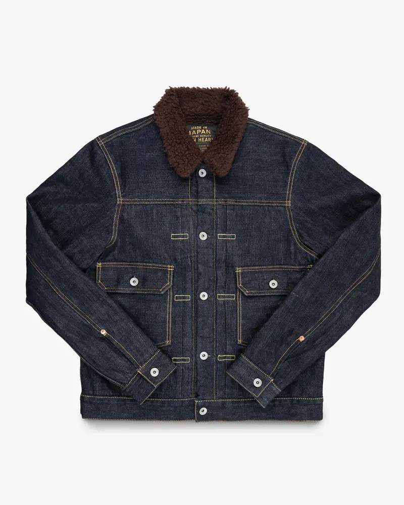 16Oz Selvedge Denim Fleece Lined Type Ii - Indigo 1