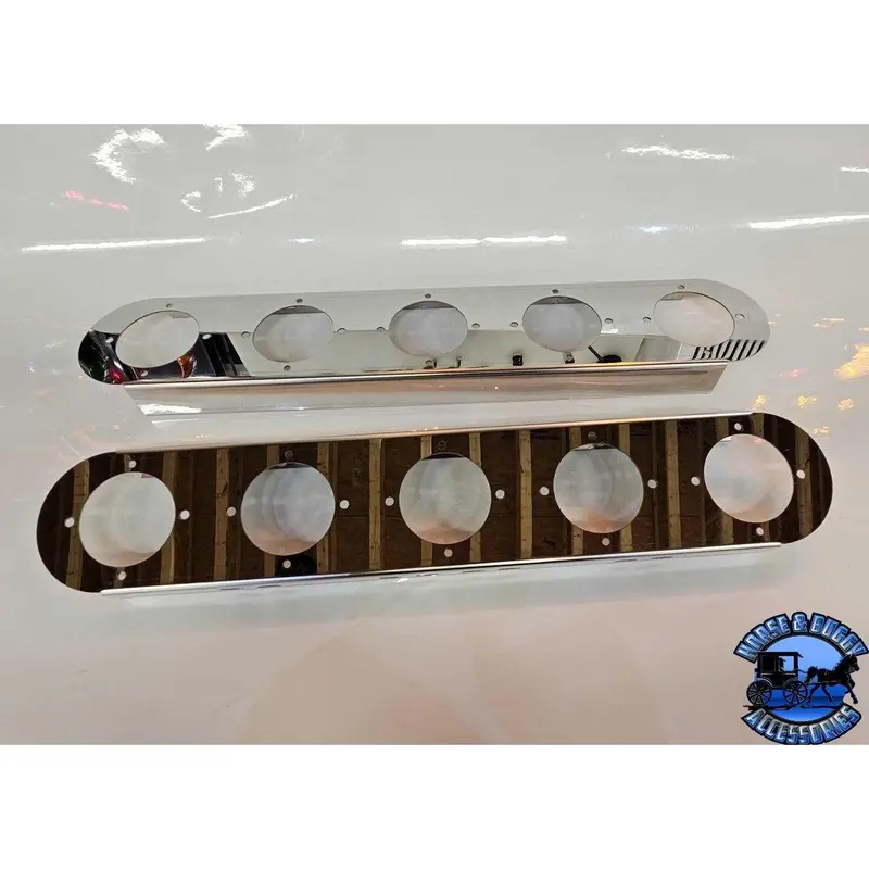#1719 Front Kenworth Radius Style Bracket For 15" Air Cleaner Sold In Pairs) (Lights Not Included) 1