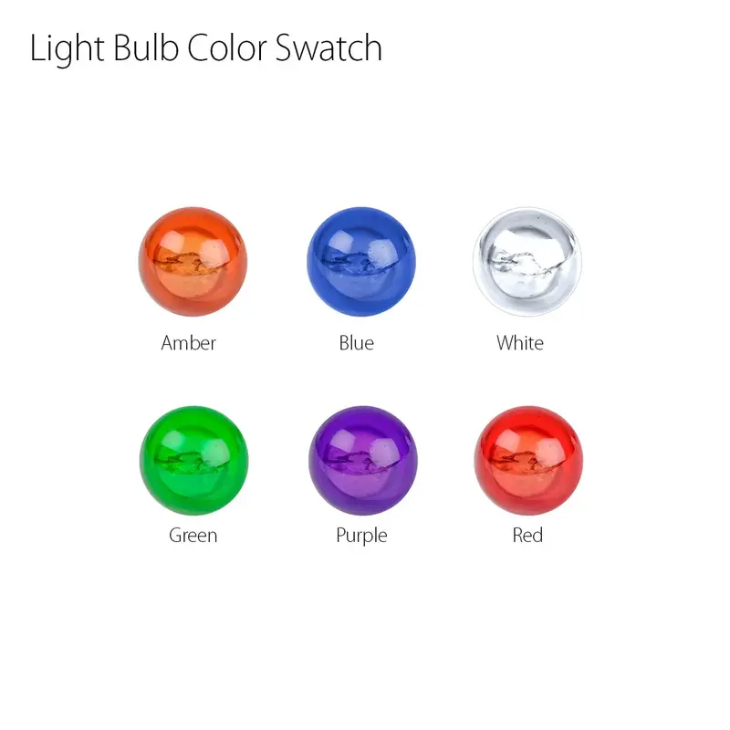 #194/#168 Miniature Replacement Light Bulbs (Choose Color) 1
