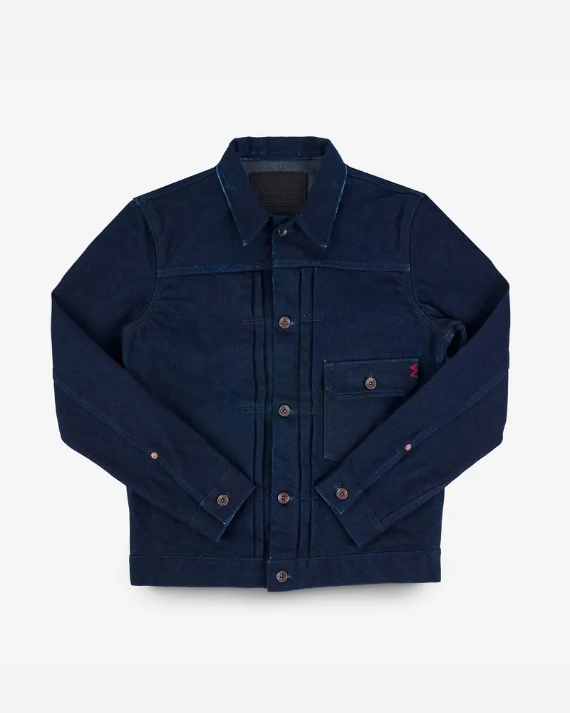 19Oz Selvedge Denim Type I Jacket - Indigo/Grey 1