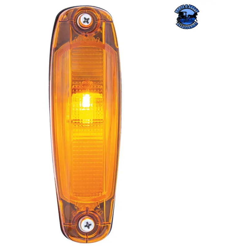 2 Led Cab Light For 2018-2024 Freightliner Cascadia - Amber Led/Amber Lens 1