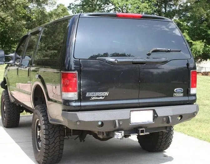 2000-2005 Ford Excursion Rear Bumper | Parking Sensor Cutouts Available 1
