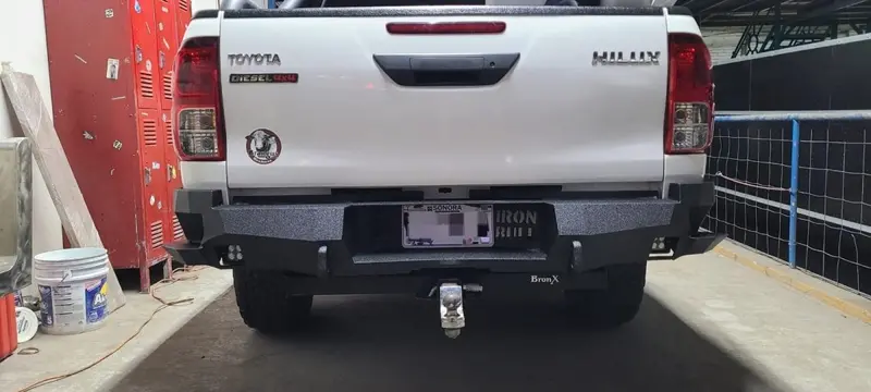 2015-2025 Toyota Hilux Rear Bumper Base Model Only W/ Sidesteps 1