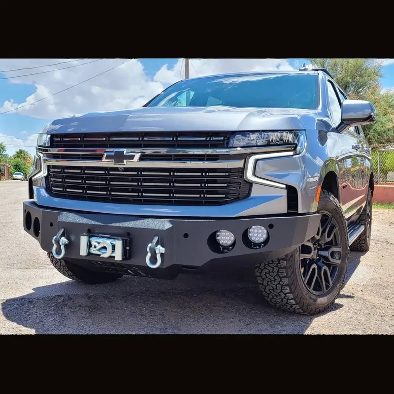 2021-2024 Chevrolet Tahoe / Suburban Front Bumper | Parking Sensor Cutouts Available 1