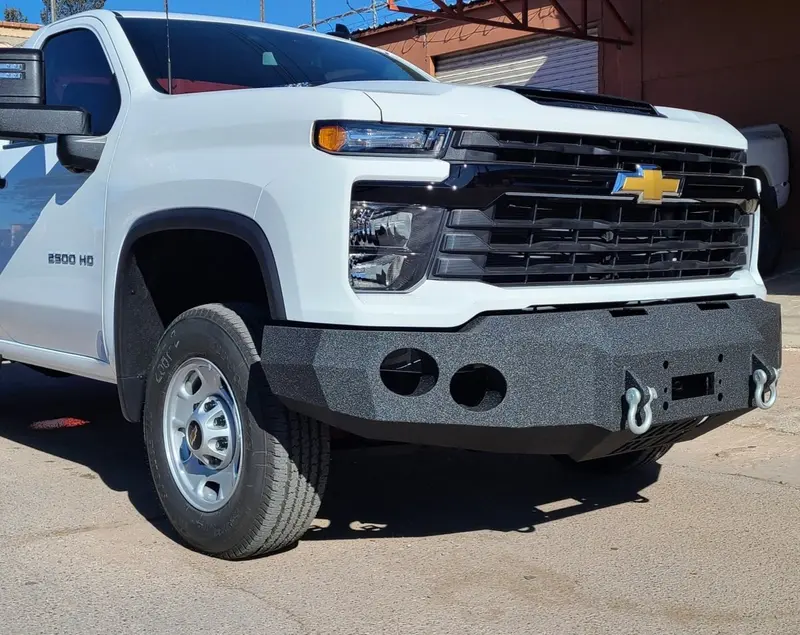 2024-2025 Chevrolet Silverado 2500/3500 Front Winch Bumper | Parking Sensor Cutouts Available | Not High Country 1