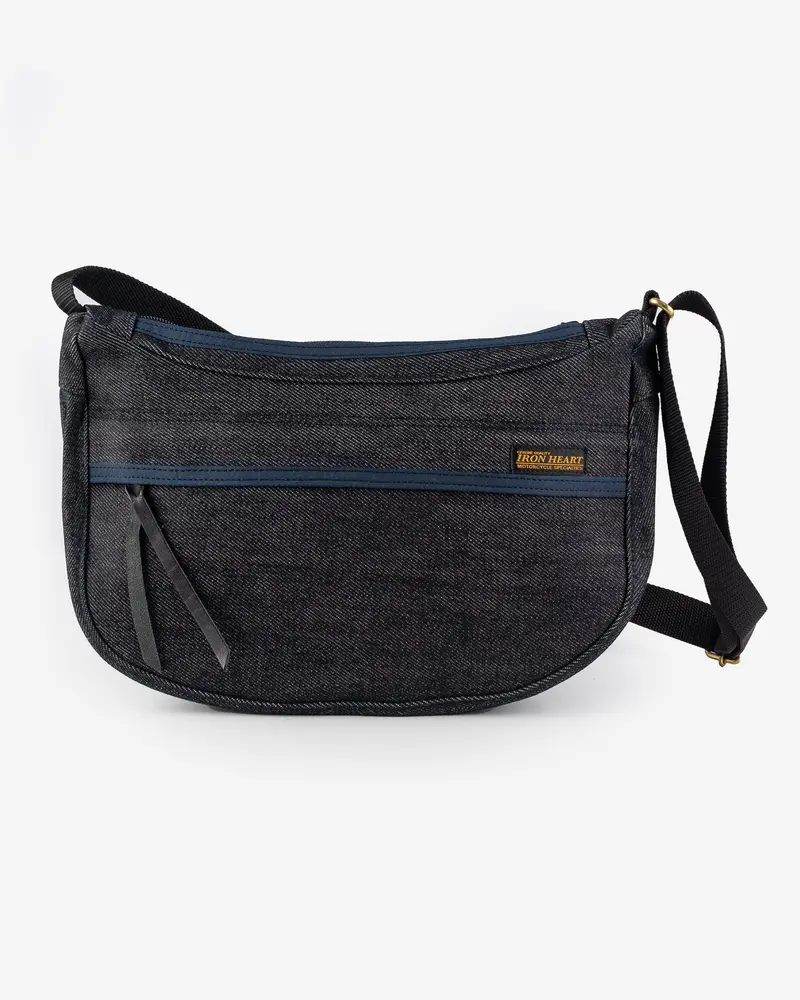 21Oz Selvedge Denim Small Shoulder Bag - Indigo 1