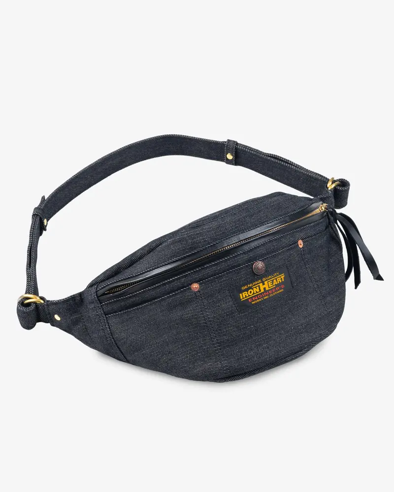 21Oz Selvedge Denim Waist Bag - Indigo 1