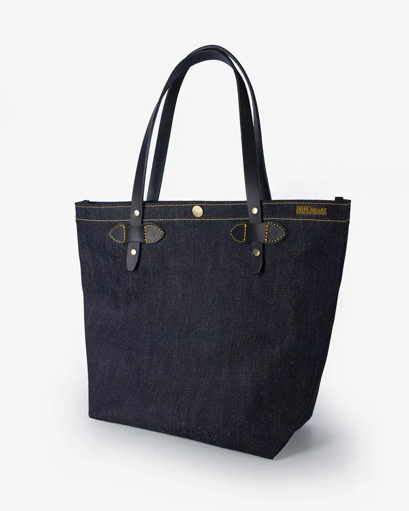 25Oz Selvedge Denim Tote Bag - Indigo 1