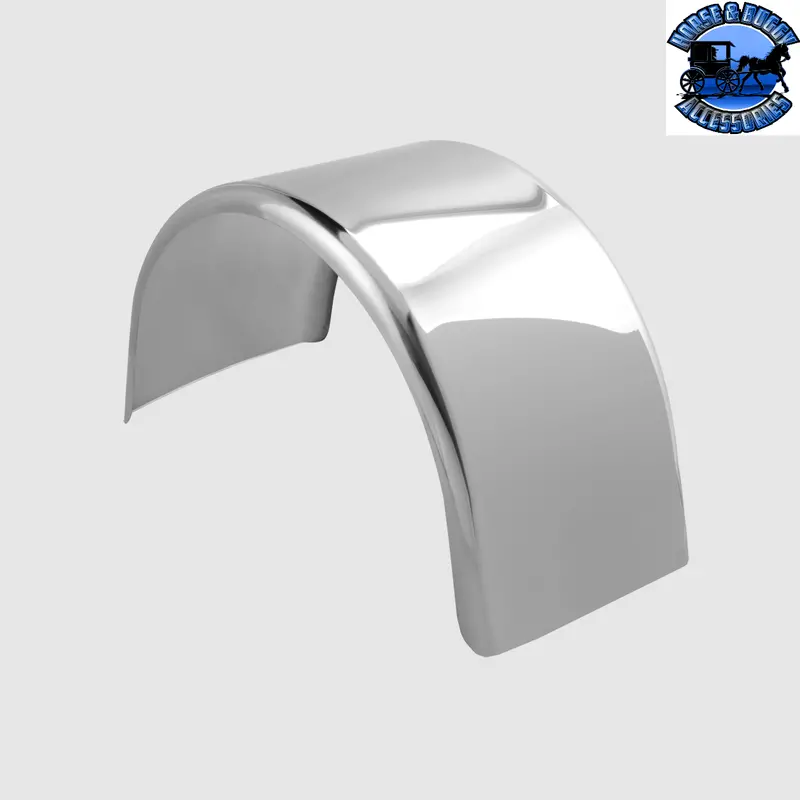 #2756 Hogebuilt 90" Single Axle (Fenders Only) Stainless Steel Polished (Sold In Pairs) 1