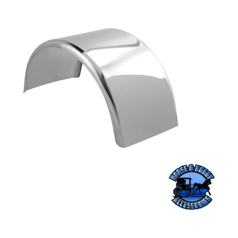 #3706 80'' 304Ss Single Radius Fender 14 Gauge (24'' X 25.5") Pair 1