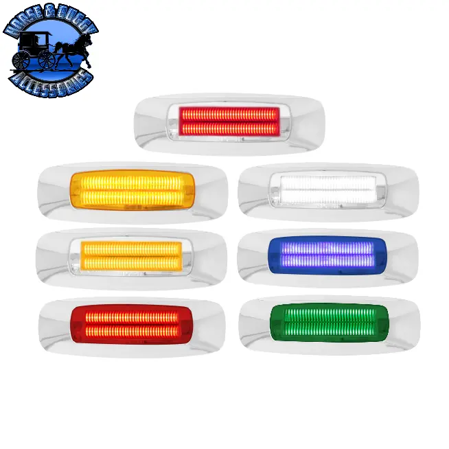 4-5/8" Rectangular Prime Led Marker Light (Choose Color) 1