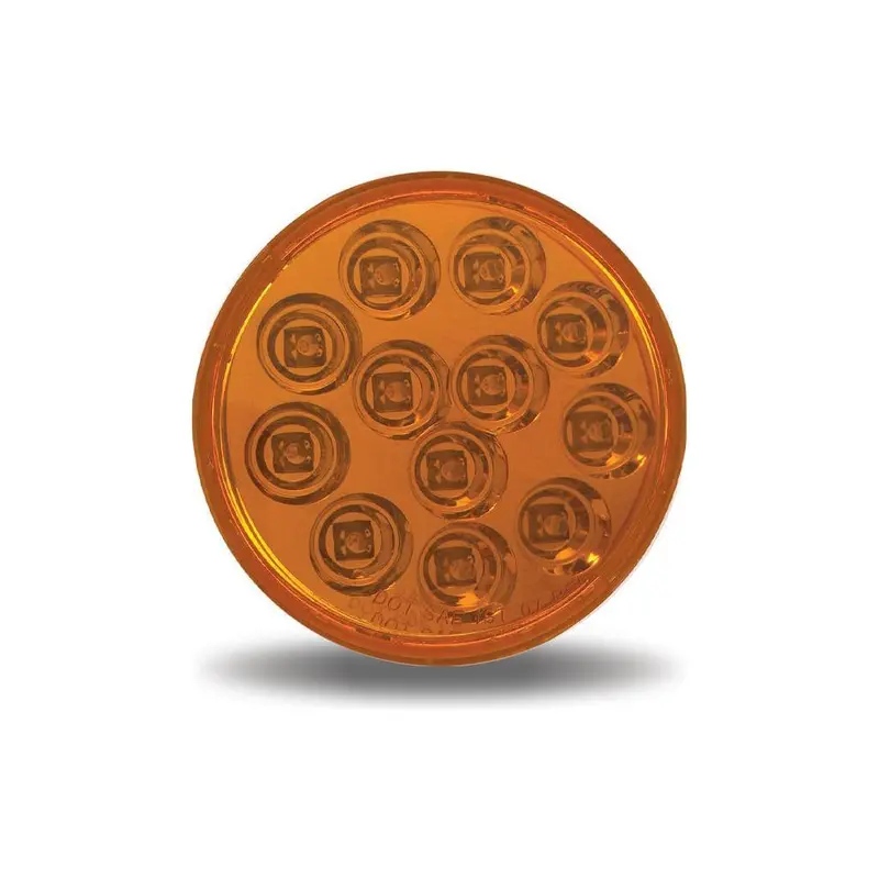 4" Mirror Amber Stop, Turn & Tail Led (12 Diodes)" 1