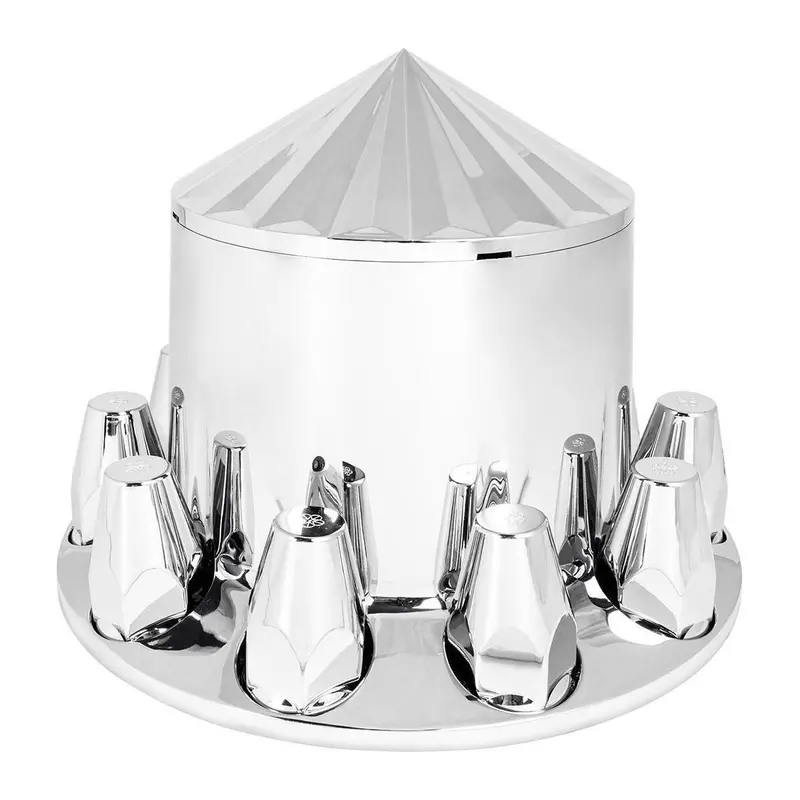 40213 Chrome Plastic Abs Rear Axle Cover Set 1