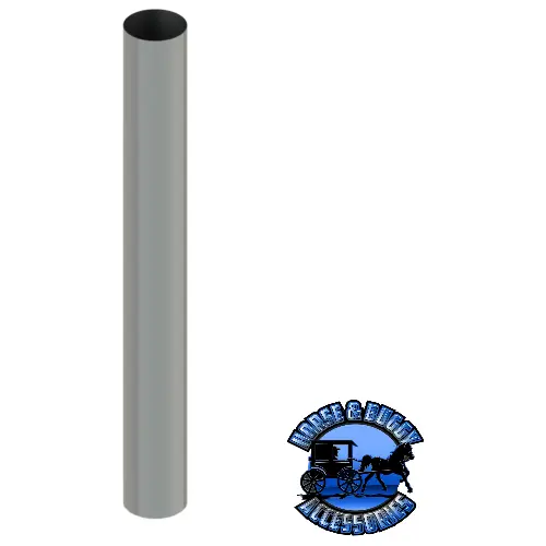 407A-096-1103 7"X96" Flat Top Exhaust Stack 1