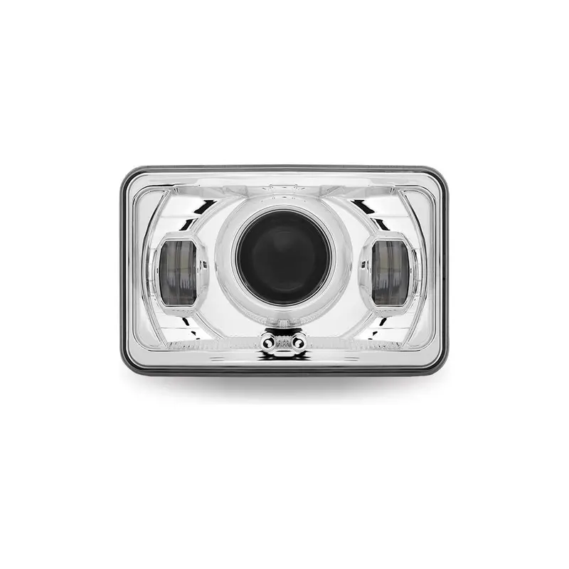 4″ X 6″ Led Projector Headlight With Optional Backlit Auxiliary (Choose Low Or High Beam) 1
