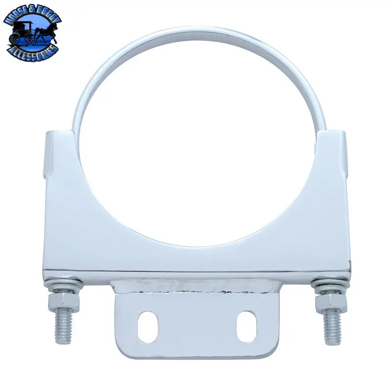 5" Chrome Cab Exhaust Clamp For Peterbilt 1