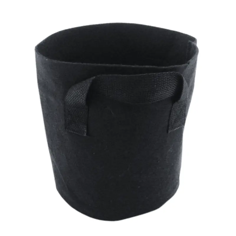 50% Off At Check Out: The Harvest Company Viagrow Fabric Aeration Grow Bags Black Polypropylene Round Indoor/Outdoor Planter With Handles (Big Packs) 1