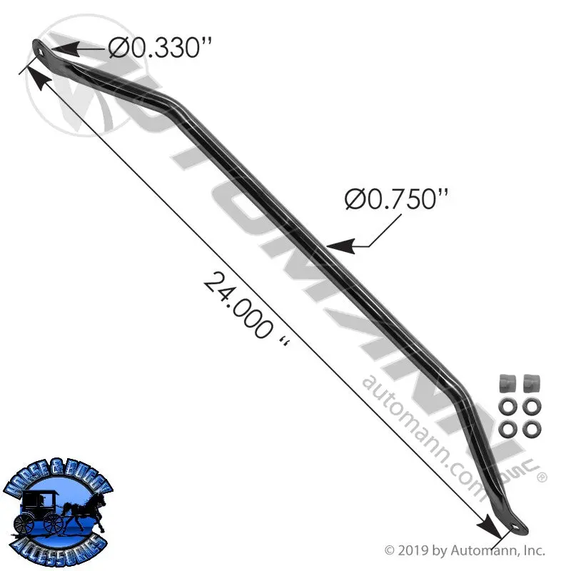 562.Gh24ss - Grab Handle 24In S.Steel 1
