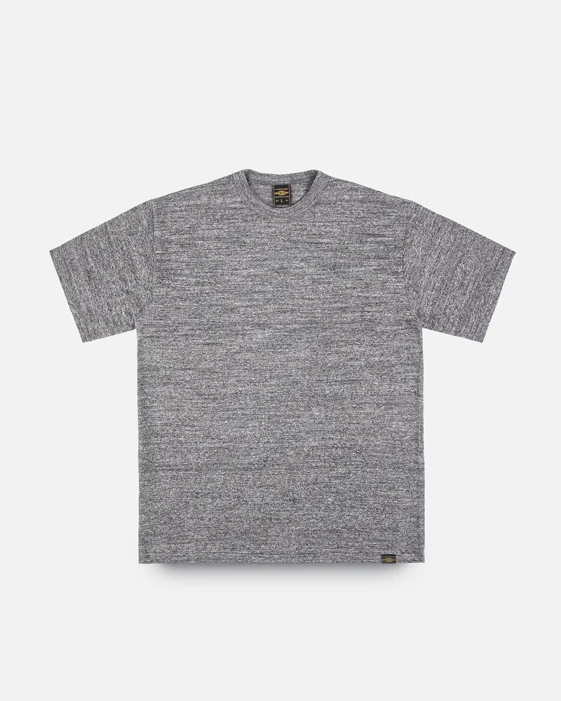 6.5Oz Loopwheel Crew Neck T-Shirt With Longer Body - Light Grey 1