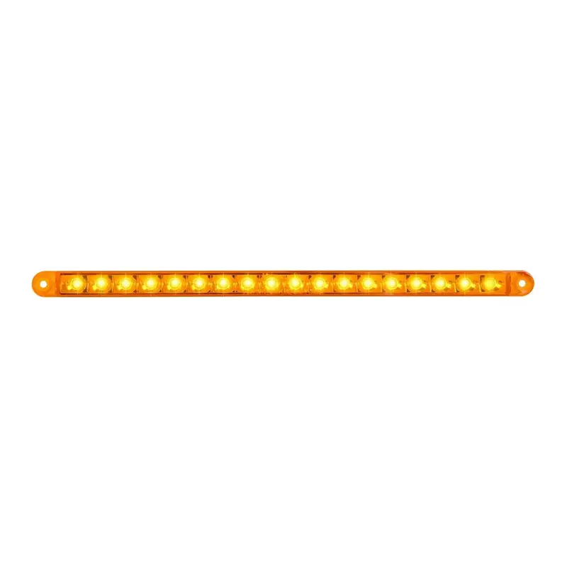 #74780 12" Pearl Amber/Amber 18Led Light Bar, 3 Wires 1