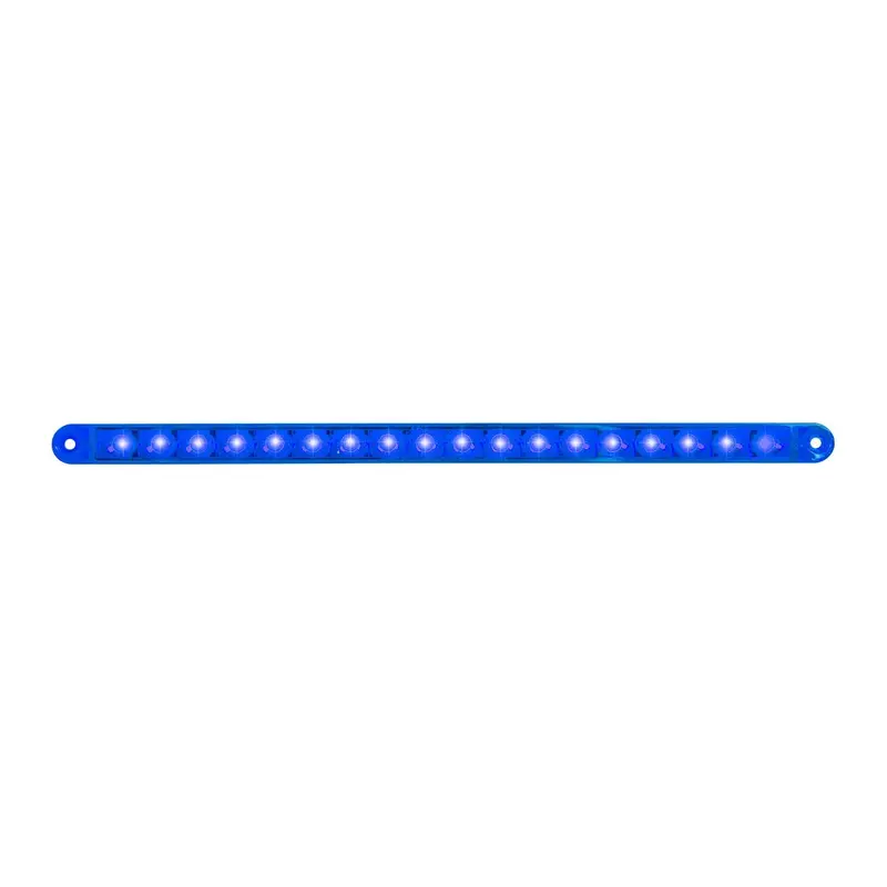 #74785 12" Pearl Blue/Blue 18Led Light Bar, 3 Wires 1