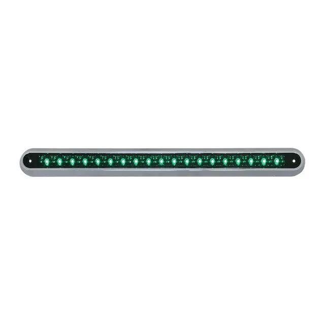 76293 Spyder Series 12" Dual Function Led Light Bar Green/Green 1