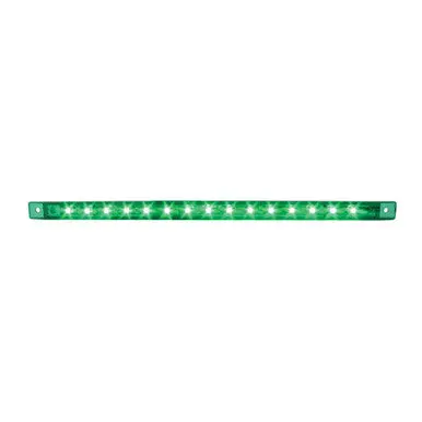 76313 Ultra Thin Led Light Bar 12" L Green/Green 1