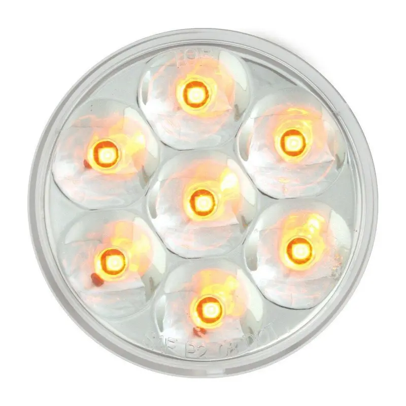 76541Bp Pearl Series 2" Led Light, Amber/Clear 1