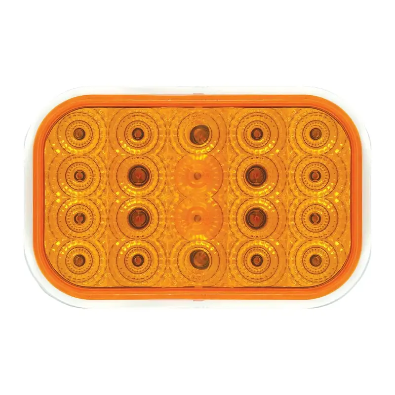 77010Bp Rectangular Spyder Led Light (Amber/Amber) #77010Bp 1
