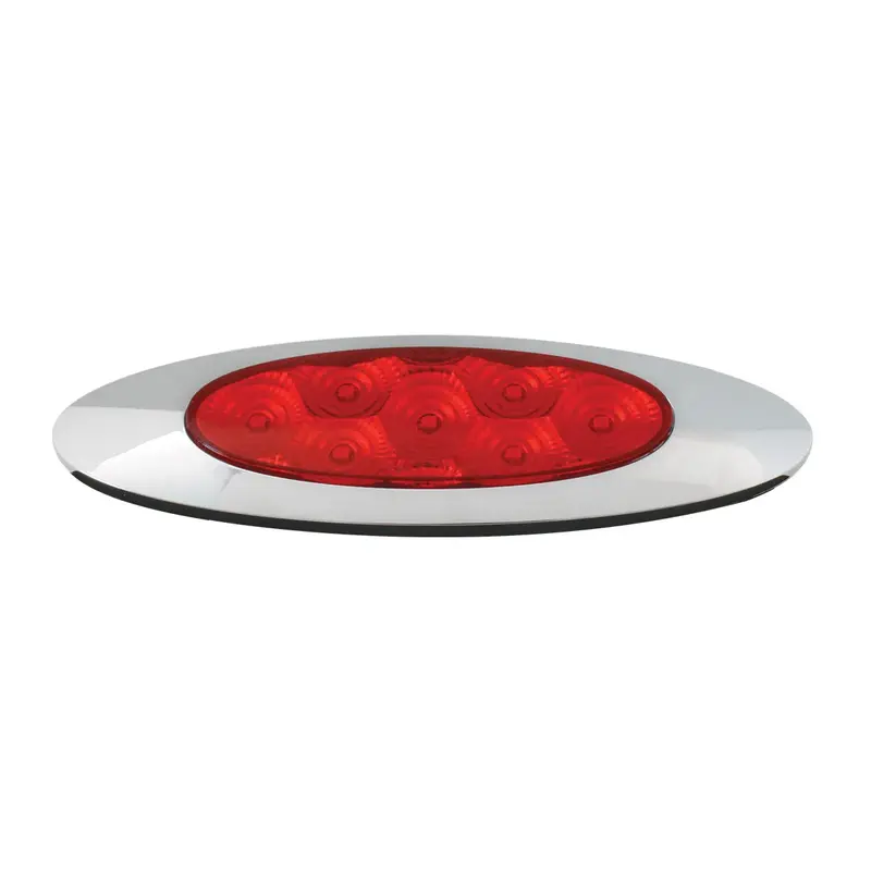 77847 Ultra Thin Spyder Y2k Red/Red 7 Led Light, High/Low 3Wires 1