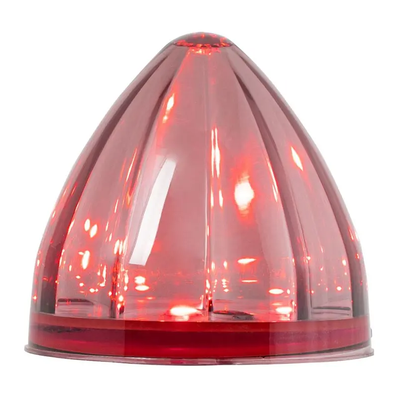 79556 2-1/2" Red/Smoke Watermelon Led Light In Smoke Lens Marker/Clearance 1