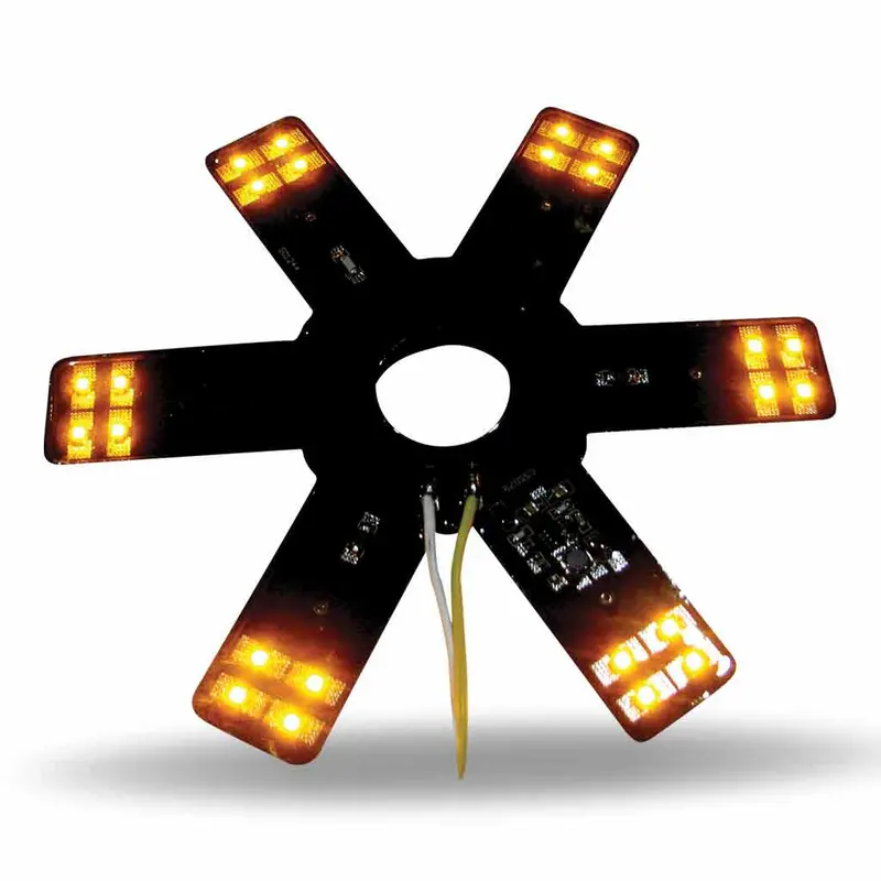 8" Star Amber Led For 15" Donaldson & Vortox Air Breather (24 Diodes) 1