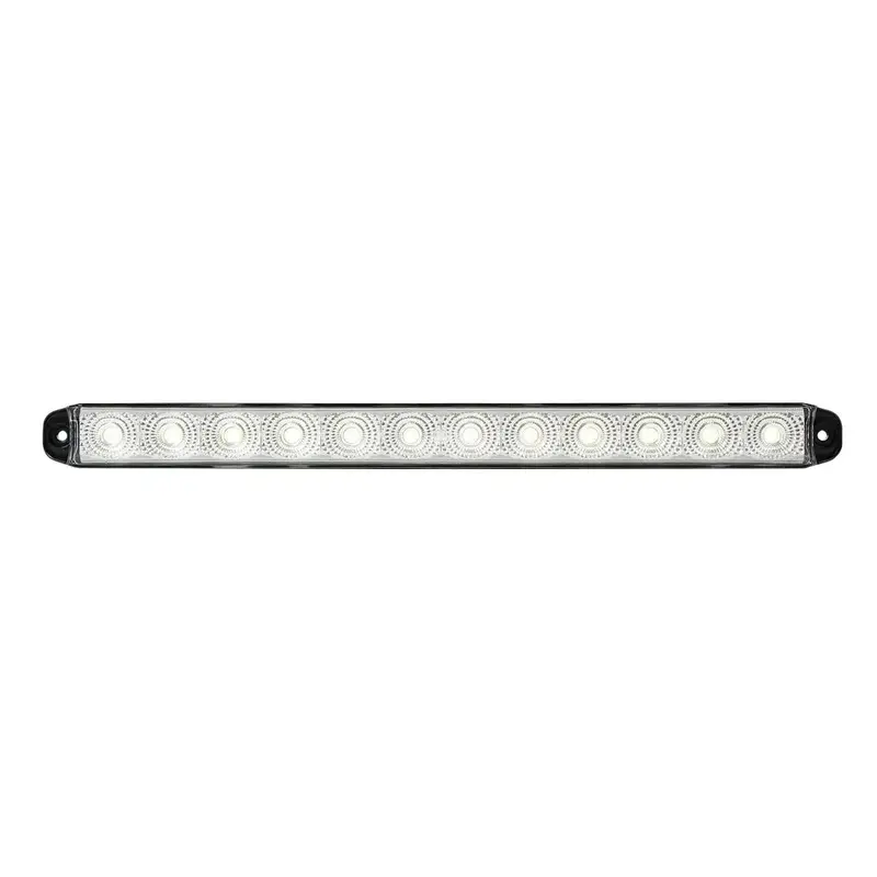 87047 15" Smart Dynamic Spyder White/Clear 12 Led Light Bar (Non-Seq.) 1