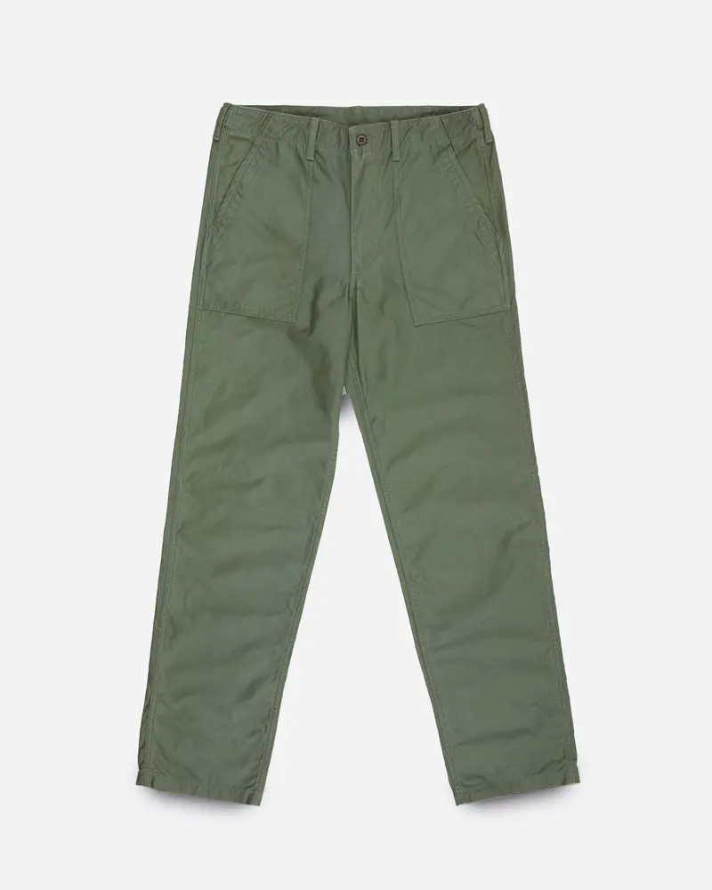 8Oz Ripstop Baker Pants - Army Green 1