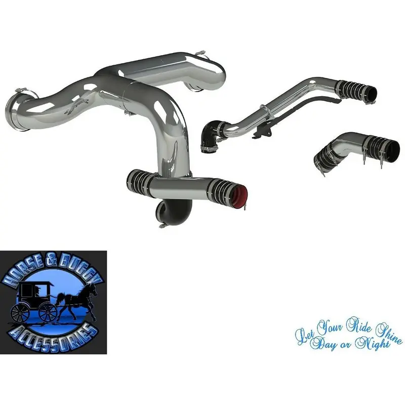 Aik-389-X15 Peterbilt 389 2018+ Cummins X15 Air Intake Kit 1