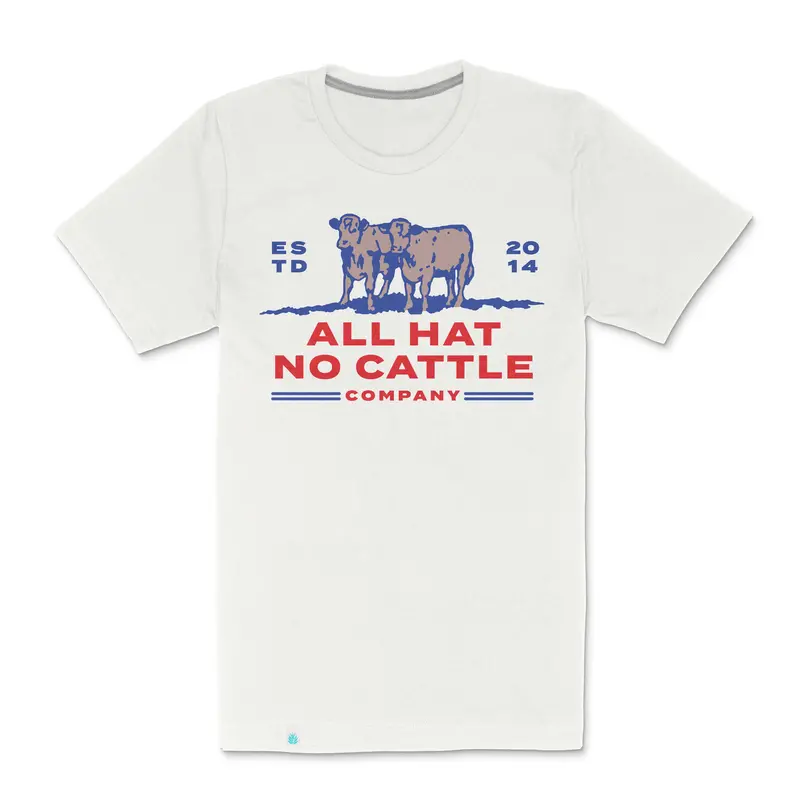 All Hat No Cattle Company Tee T-Shirt Bourbon Cowgirl 1