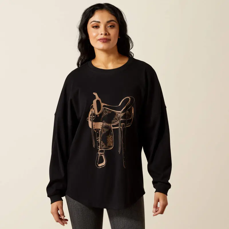 Ariat Canvas Oversized T-Shirt For Women 1